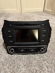 2017 Hyundai Santa Fe Am Fm Cd Audio Radio Stereo Headunit 961804z6004x. Fixed Price $75.00.