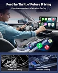 Fahrens 2-in-1 Wireless Carplay Adapter, Cxz521 - Grey. Fixed Price $31.74.
