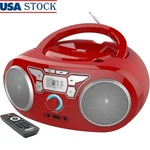Cd Player Boombox Bluetooth Fm Radio Remote Usb Aux Portable Stereo Speaker. Fixed Price $81.52.