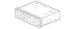 Genuine Honda Tuner Assembly Auto Radio (20wx4) (panasonic) 39100-s0x-a21. Fixed Price $402.99.